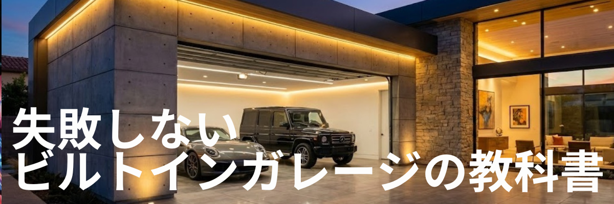 失敗しないビルトインガレージの教科書