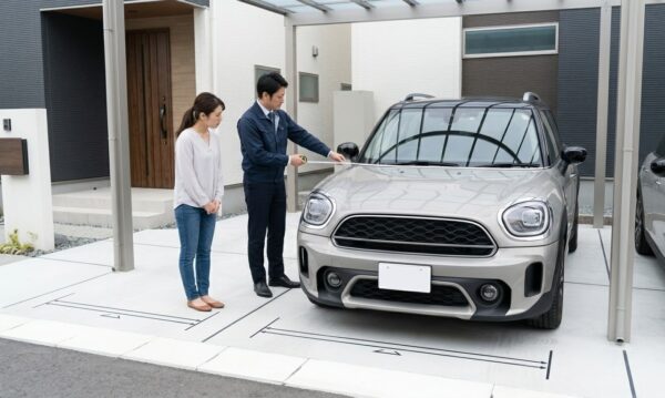 ミニクーパー 新築 駐車場 寸法