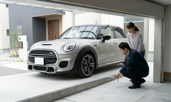 ミニクーパー 新築 駐車場 寸法