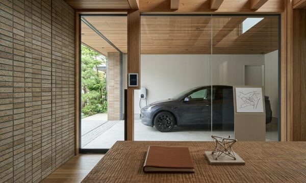 成城学園前 積水ハウス ガレージ 建築