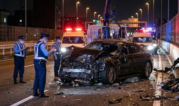 ポルシェ-あおり運転