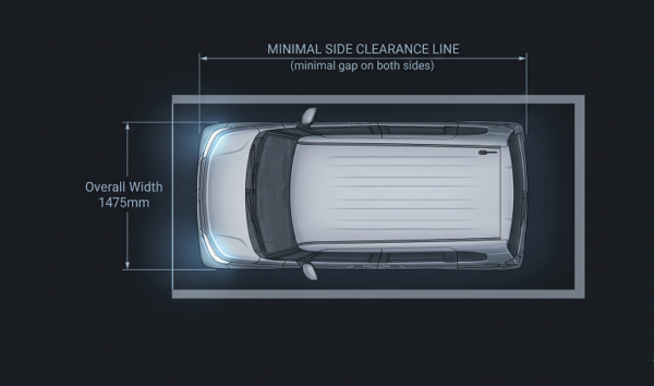 N-BOX 駐車場 幅 ギリギリ 対策